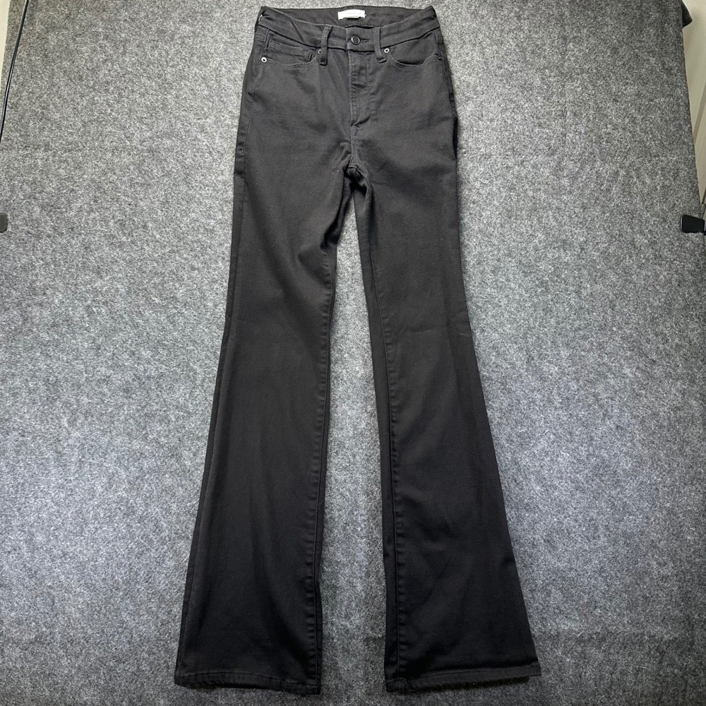 Good American Womens Black Good Classic Boot Slim Jeans 4/27